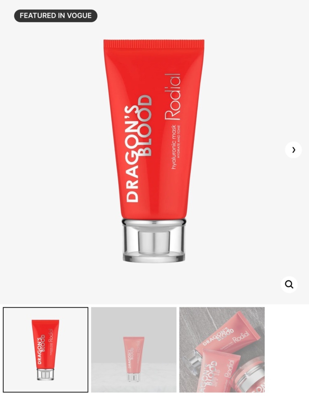 Rodial Dragon's Blood Hyaluronic Mask